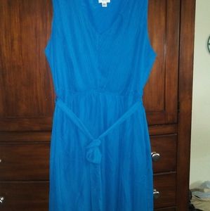 Tevolio Peacock Blue Dress